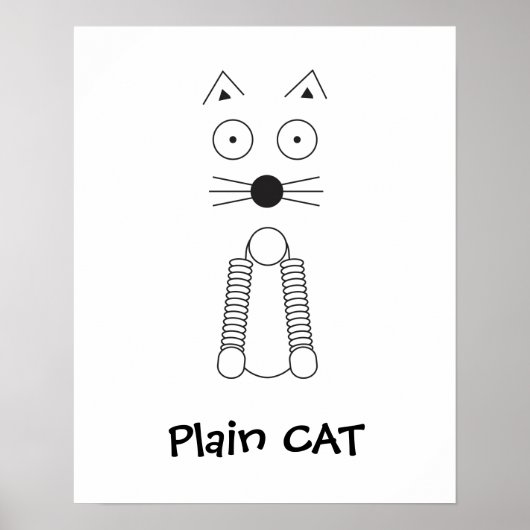 Plain CAT Poster (Voorkant)