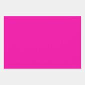 Plain Cerise Roos Ruby Pink Shades 3 Tones Inpakpapier Vel (Voorkant)