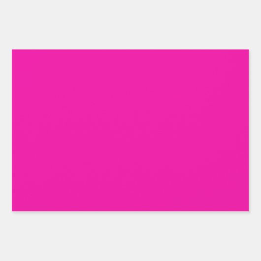 Plain Cerise Roos Ruby Pink Shades 3 Tones Inpakpapier Vel (Voorkant)