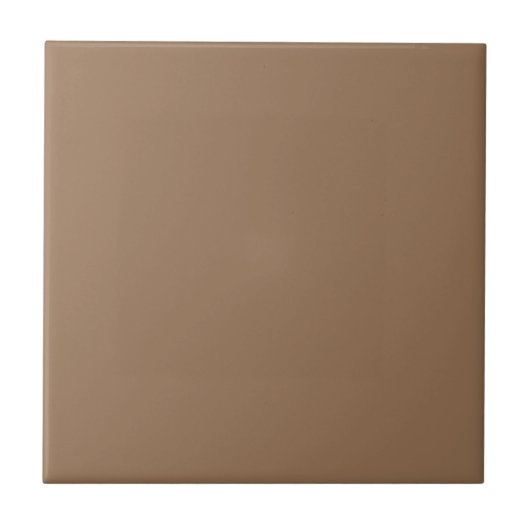 Plain Chestnut Brown Solid Color Tegel Tegeltje (Voorkant)