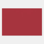Plain Chestnut Ruby Apple Maroon Shades 3 Tones Inpakpapier Vel (Voorkant 2)