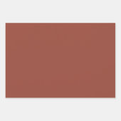 Plain Chestnut Ruby Apple Maroon Shades 3 Tones Inpakpapier Vel (Voorkant)
