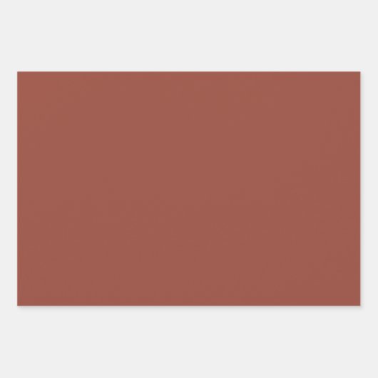 Plain Chestnut Ruby Apple Maroon Shades 3 Tones Inpakpapier Vel (Voorkant)