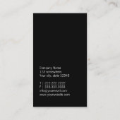 Plain Chevron Nurse Practitioner Visitekaartje (Achterkant)