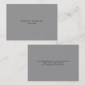 Plain Chubby Professional Grey Visitekaartje (Voorkant / Achterkant)