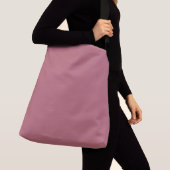 Plain Cinnamon Satin Solid Color Crossbody Tas (Dichtbij)