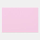 Plain Classic Bubble Gum Meloen Roze tinten 3 tint Inpakpapier Vel (Voorkant)