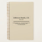 Plain & Clean Advocate Planner (Voorkant)