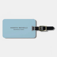 Plain Clean Blue Minimalist Modern Schattige
