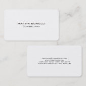 Plain Clean Simple Rond Corner-Visitekaartje Visitekaartje (Voorkant / Achterkant)