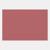 Plain College Roos Lava Maroon Shades 3 Tones Inpakpapier Vel (Voorkant 2)