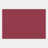 Plain College Rufous Ruby Maroon Shades 3 Tones Inpakpapier Vel (Voorkant 3)