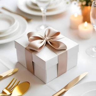 Plain Color Bohemian Beige Satin Ribbon Satijnen Lint