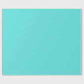 Plain color sea glass turquoise cadeaupapier (Vlak)