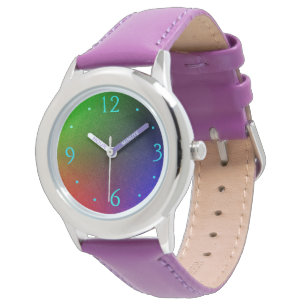 Plain Colorful Face Blue No.>Girls Watch Horloge