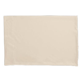 Plain Cream Pillow Hoesje Kussensloop