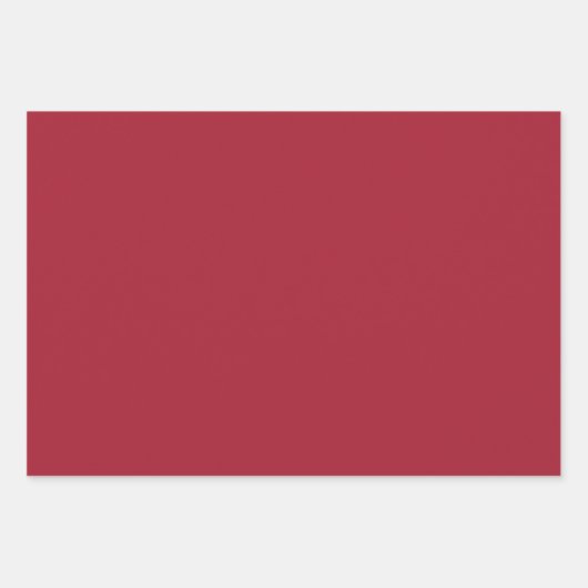 Plain Crimson Fuzzy Fire Red Shades 3 Tones Inpakpapier Vel (Voorkant 3)