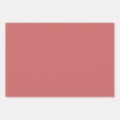 Plain Crimson Fuzzy Fire Red Shades 3 Tones Inpakpapier Vel (Voorkant 2)