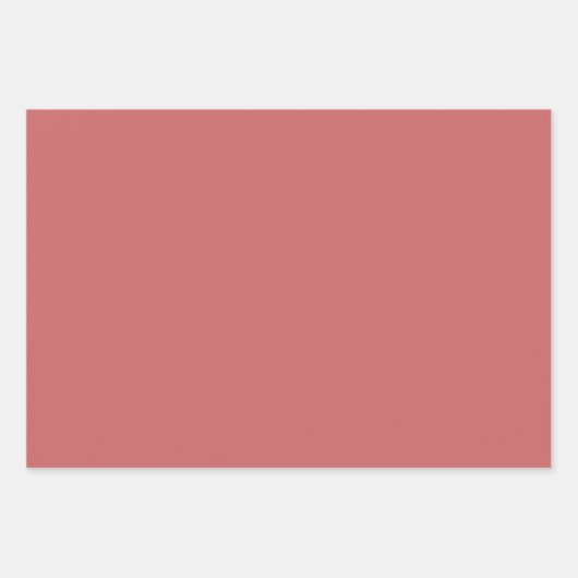 Plain Crimson Fuzzy Fire Red Shades 3 Tones Inpakpapier Vel (Voorkant 2)