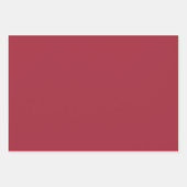 Plain Crimson Mordant Spirit Maroon Shades 3 Tones Inpakpapier Vel (Voorkant)