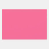 Plain Crimson Puce Strawberry Pink Shades 3 Tones Inpakpapier Vel (Voorkant 3)