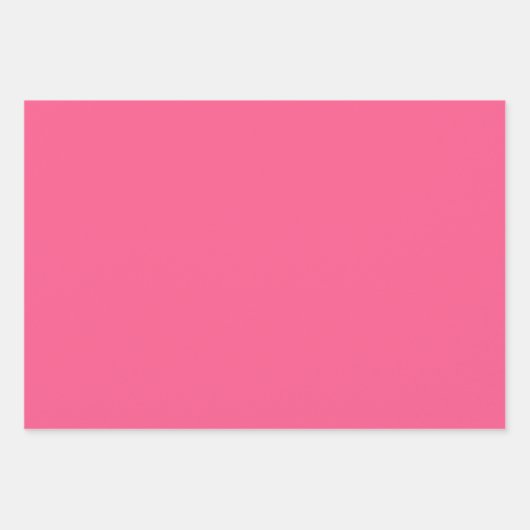 Plain Crimson Puce Strawberry Pink Shades 3 Tones Inpakpapier Vel (Voorkant 3)