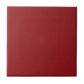 Plain Crimson Red Solid Color Tegel Tegeltje (Voorkant)