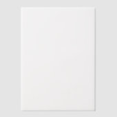 Plain DIY Vellum with TruMatch™ Color Technology Uitnodigingen (Voorkant)