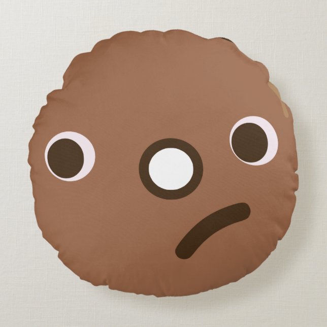 Plain Donut Rond Kussen (Voorkant)