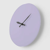 Plain dusty lavender solid color grote klok (Hoek)