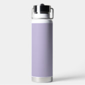 Plain dusty lavender solid color waterfles (Achterkant)