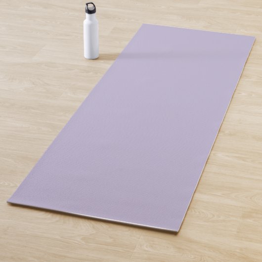 Plain dusty lavender solid color yogamat (In situ)