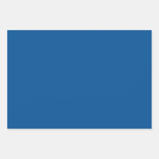 Plain Electric Royal Midnight Blue Shades 3 Tones Inpakpapier Vel (Voorkant)