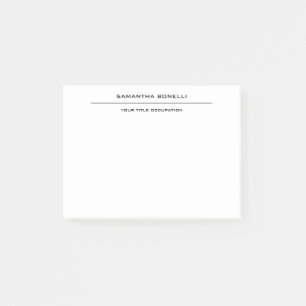 Plain Elegant Attractive Minimalist Post-it® Notes