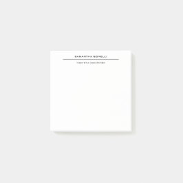 Plain Elegant Attractive Minimalist Post-it® Notes