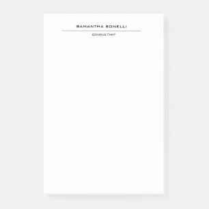 Plain Elegant Attractive Minimalist Post-it® Notes