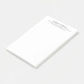 Plain Elegant Attractive Minimalist Post-it® Notes (Schuin)