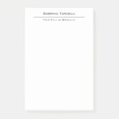 Plain Elegant Attractive Minimalist Post-it® Notes (Voorkant)