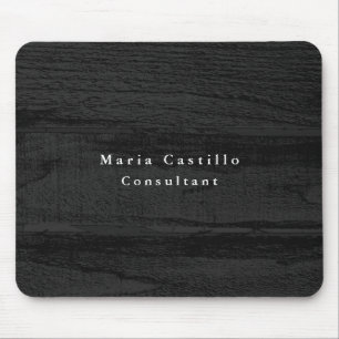 Plain Elegant Grey Wood Minimalist Modern Muismat