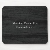 Plain Elegant Grey Wood Minimalist Modern Muismat (Voorkant)