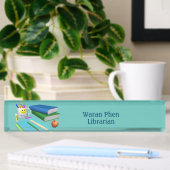 Plain Elegant Librarian School Online Naambordje