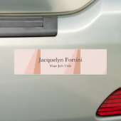 Plain Elegant Modern minimalist Bumpersticker (Op auto)
