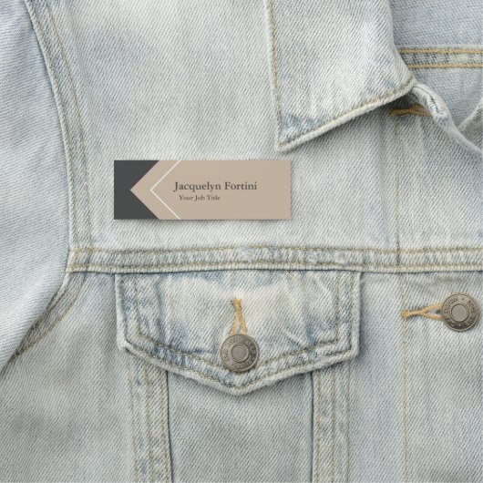 Plain Elegant Modern minimalist Naamplaatje (In situ)