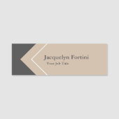 Plain Elegant Modern minimalist Naamplaatje (Voorkant)