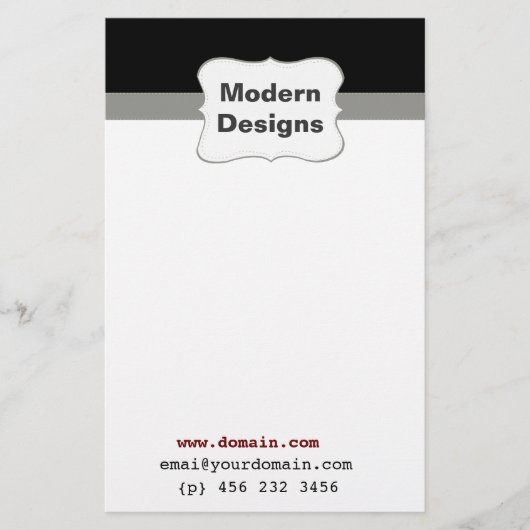 Plain Elegant Moderne Design Eenvoudige vorm Flyer (Voorkant)