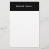 Plain Elegant Moderne Design Eenvoudige vorm Flyer (Achterkant)