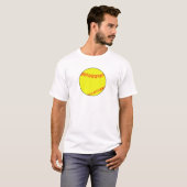 Plain en Simple Fasch Softball Mannen T-Shirt (Voorkant volledig)