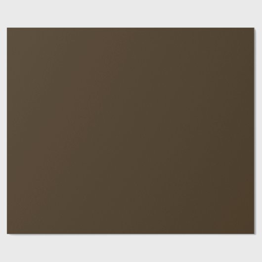 Plain Espresso Bruin Kleur Tone Cadeaupapier (Vlak)