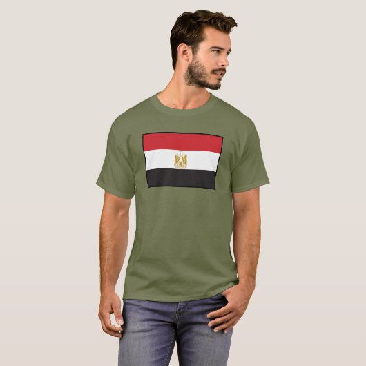 Plain Flag Egypte T-shirt (Voorkant volledig)
