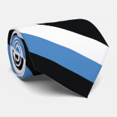 Plain Flag Estland Stropdas (Opgerold)